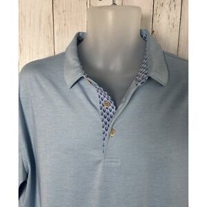 Men's Peter Millar Summer Comfort Polo Golf Shirt Skulls Size XL